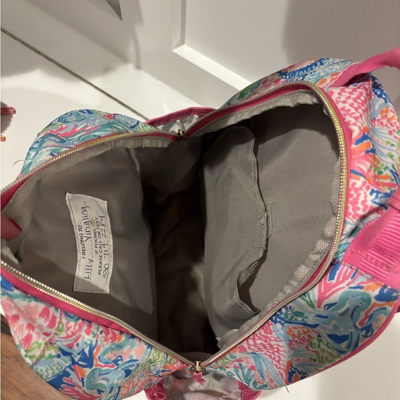 Lilly Pulitzer Kids Backpack - Pink and Multicolor - Picture 4 of 4